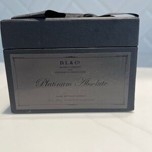 D.L. & Co. Platinum Absolute Candle